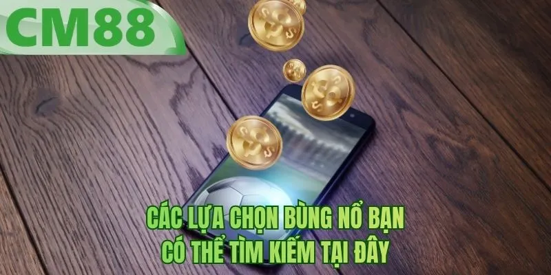 Các lựa chọn bùng nổ bạn có thể tìm kiếm tại đây