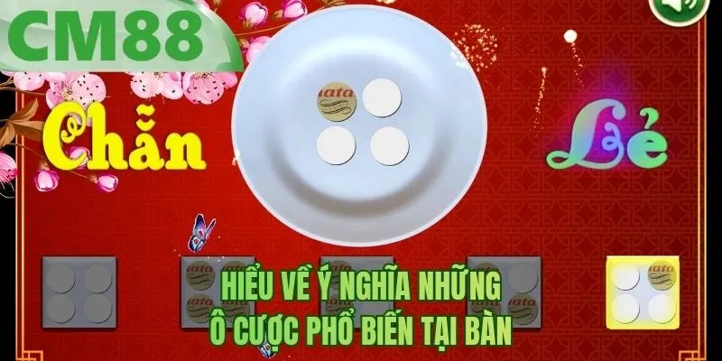 Hiểu về ý nghĩa những ô cược phổ biến tại bàn