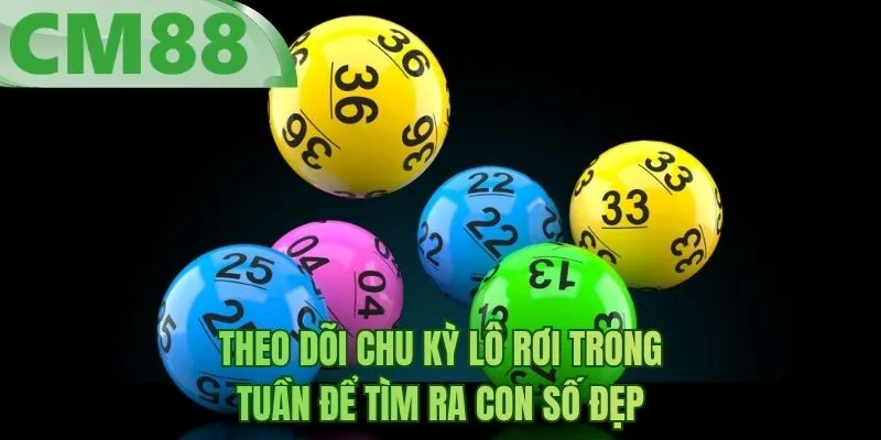 Theo dõi chu kỳ lô rơi trong tuần để tìm ra con số đẹp